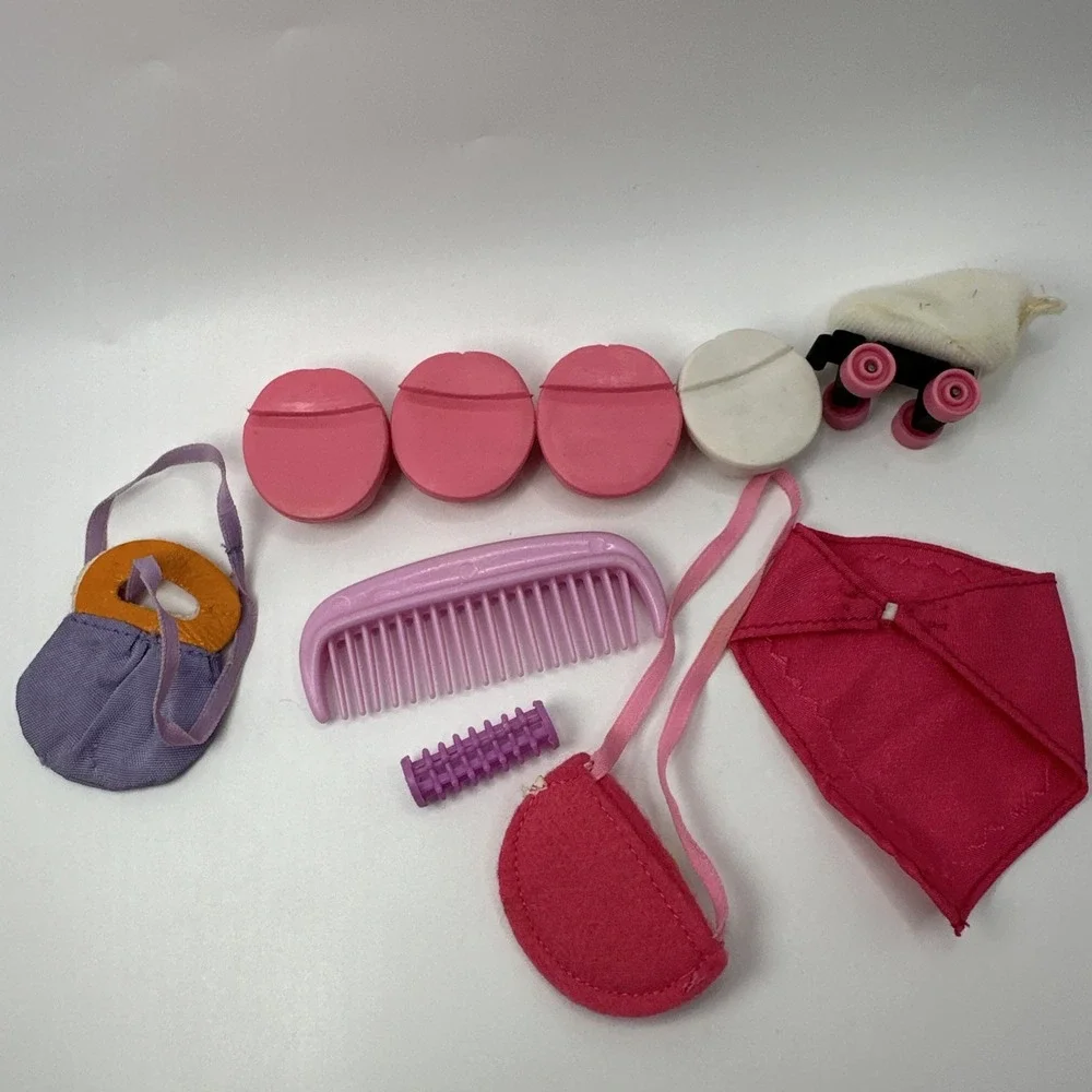 Vintage G1 My Little Pony Accessories Lot Hasbro Shoes Purse Comb Brush Bib